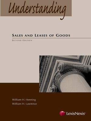 cover image of Understanding Sales and Leases of Goods